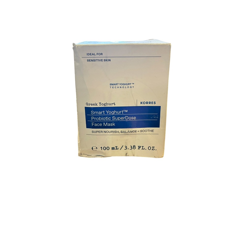 Korres Smart Yoghurt Probiotic Superdose Face Mask 100ml Full Size New